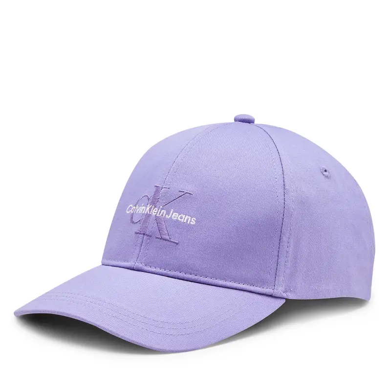 Cappellino Calvin Klein Mono Logo Embro K60K612317 Viola
