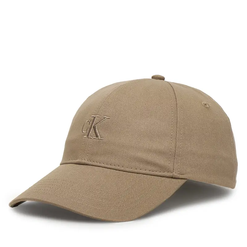 Cappellino Calvin Klein Monogram Embroidery Baseball Cap LV04K5024G Beige