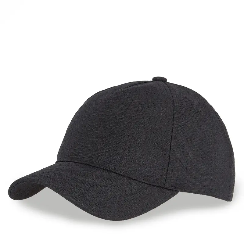 Cappellino Calvin Klein Monogram Jacquard Cap K60K612871 Nero