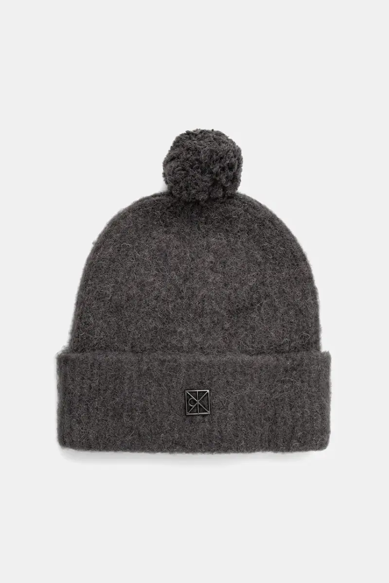 cappello con lana colore grigio LV04D8067G