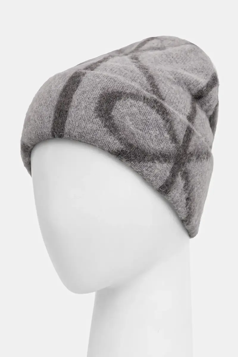 cappello con lana colore grigio LV04D8071G miniatura 2