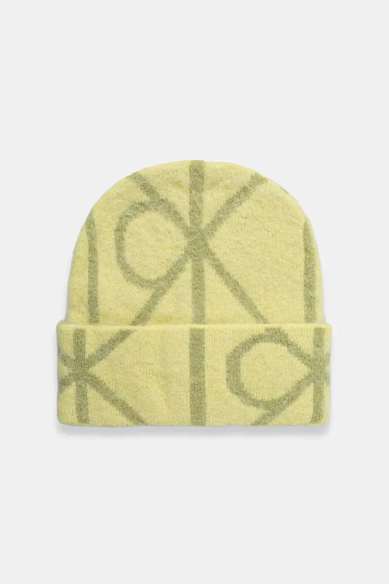 cappello con lana colore verde LV04D8071G