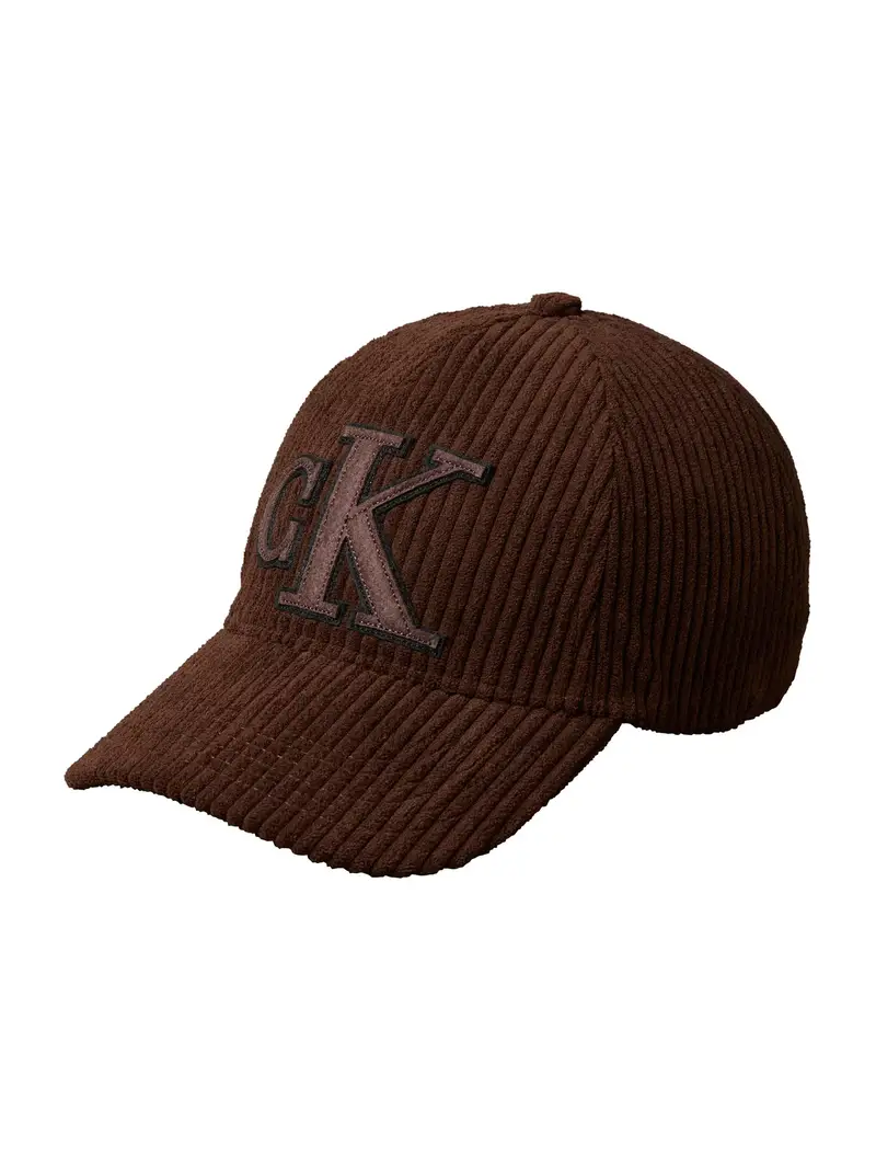 Cappello da baseball cioccolato / marrone scuro / nero