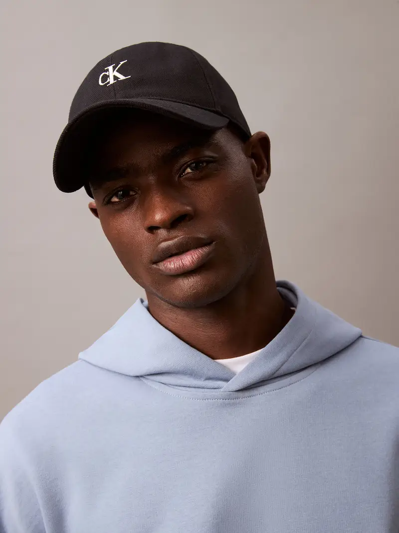 Cappello da baseball écru / nero Écru miniatura 2