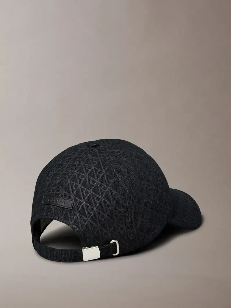 Cappello da baseball grigio / nero miniatura 2