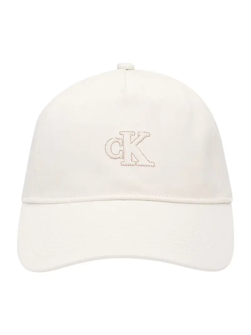 Cappello da baseball marrone / bianco miniatura 2