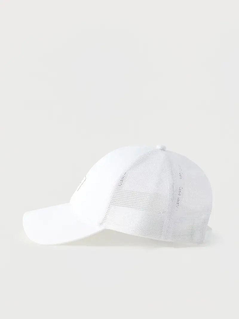 Cappello da baseball nero / bianco miniatura 2