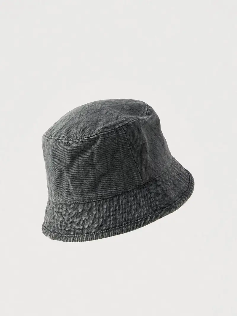 Cappello grigio denim / grigio scuro miniatura 3