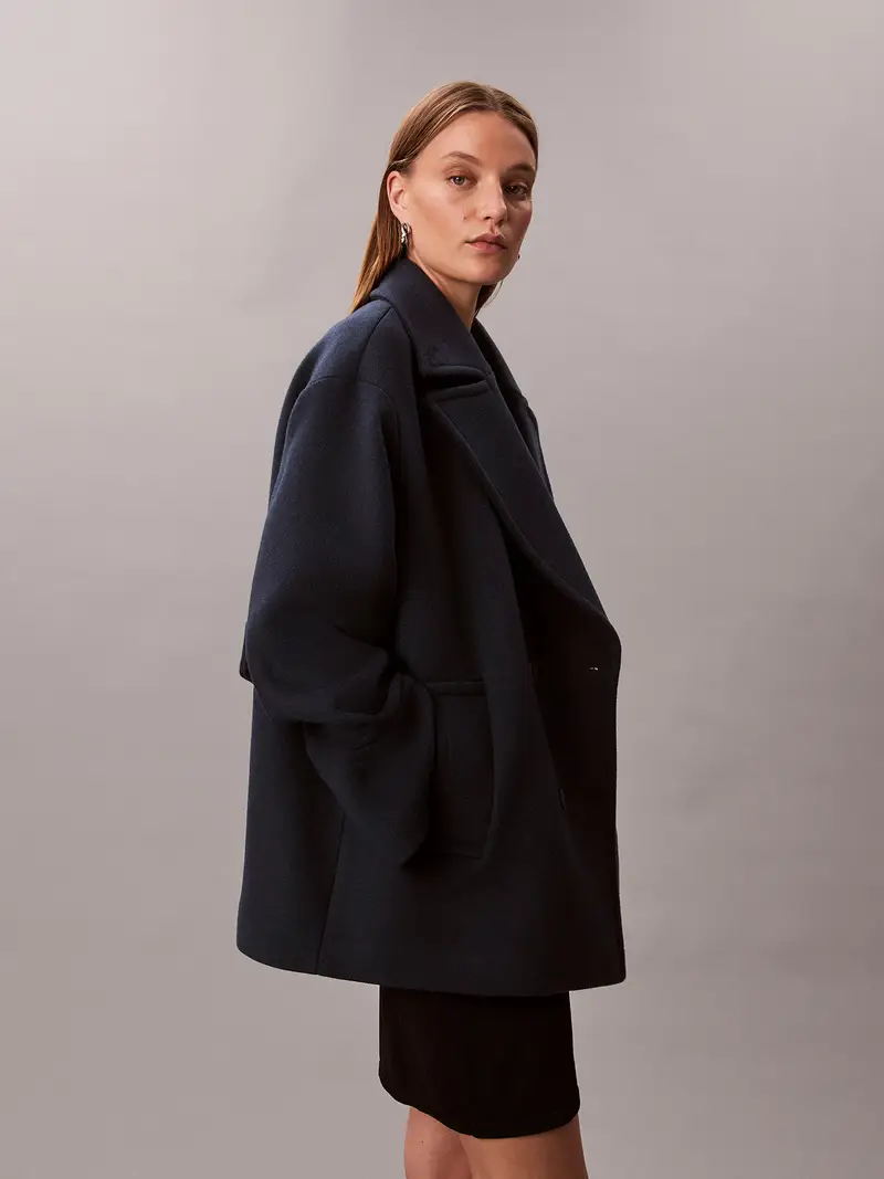 Cappotto di mezza stagione 'Pea' navy miniatura 3