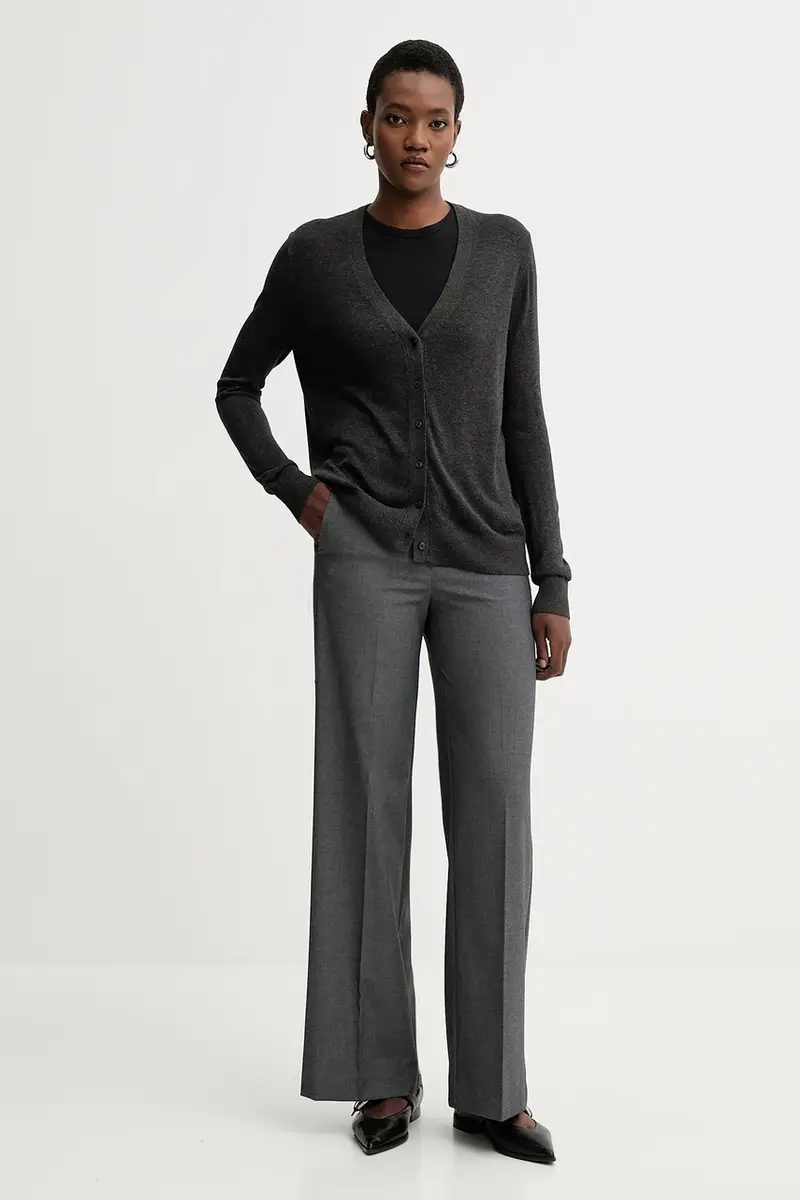 Calvin Klein Cardigan Donna Grigio 3249958 miniatura 2