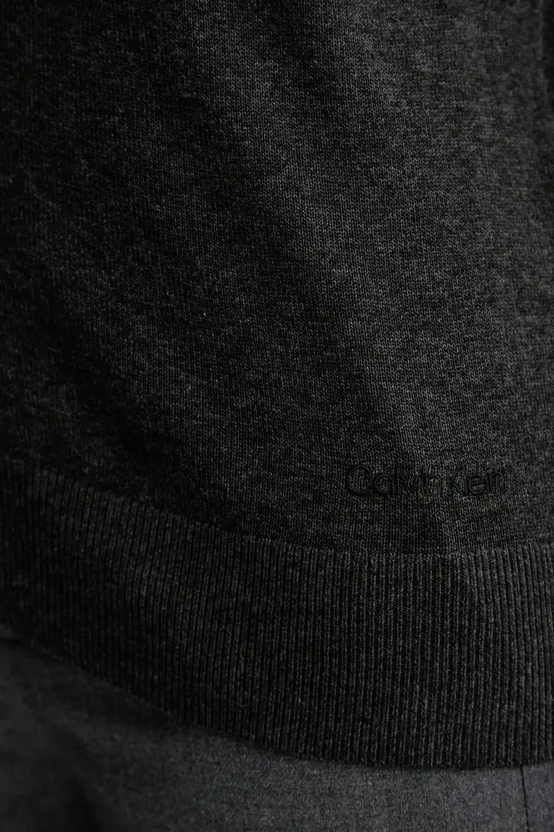 Calvin Klein Cardigan Donna Grigio 3249958 miniatura 5