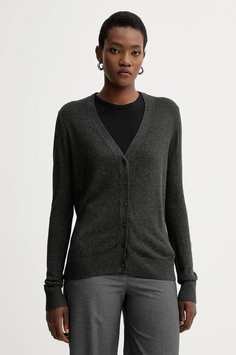 Calvin Klein Cardigan Donna Grigio 3249958