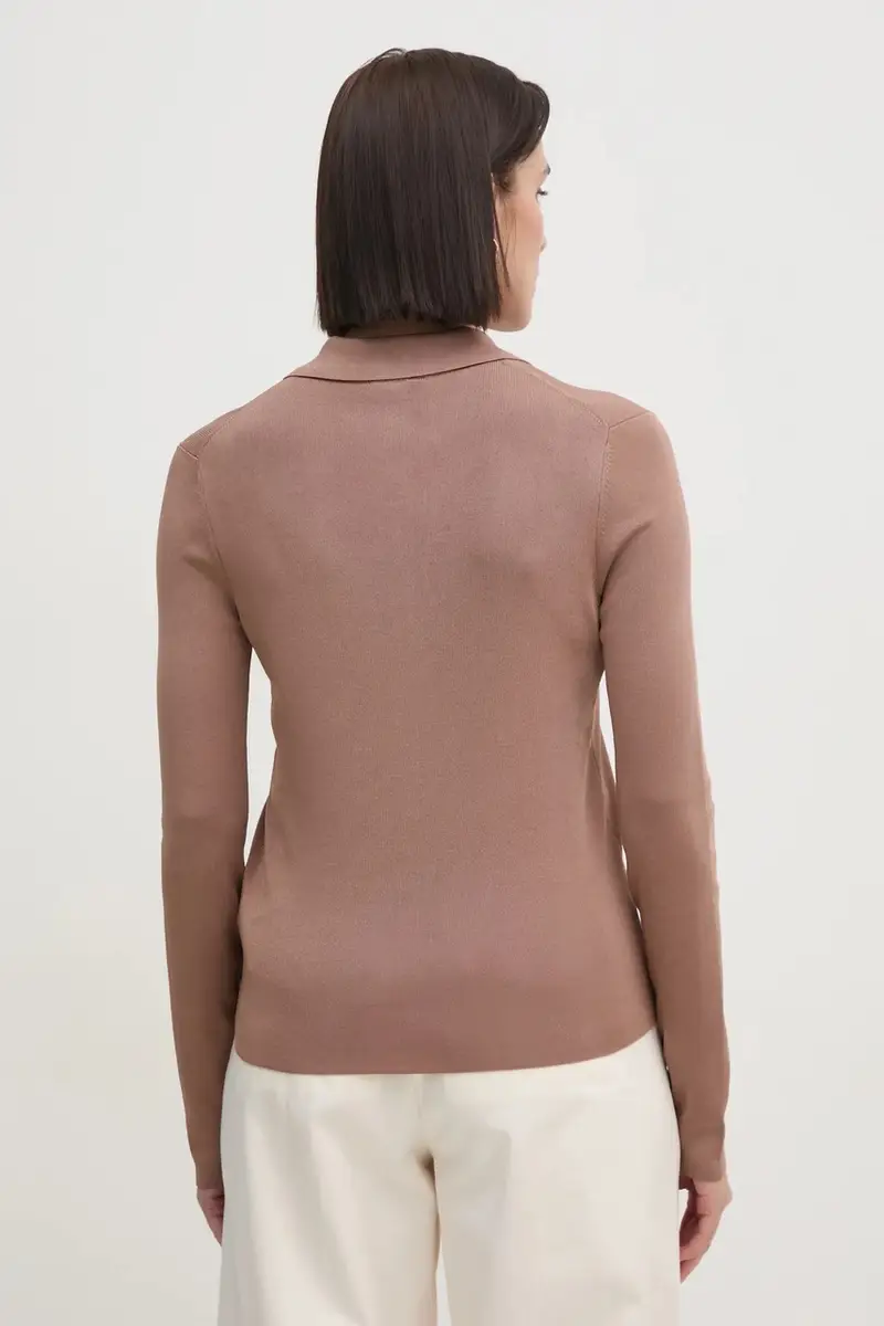 Calvin Klein Cardigan Donna Marrone 3325589 miniatura 3