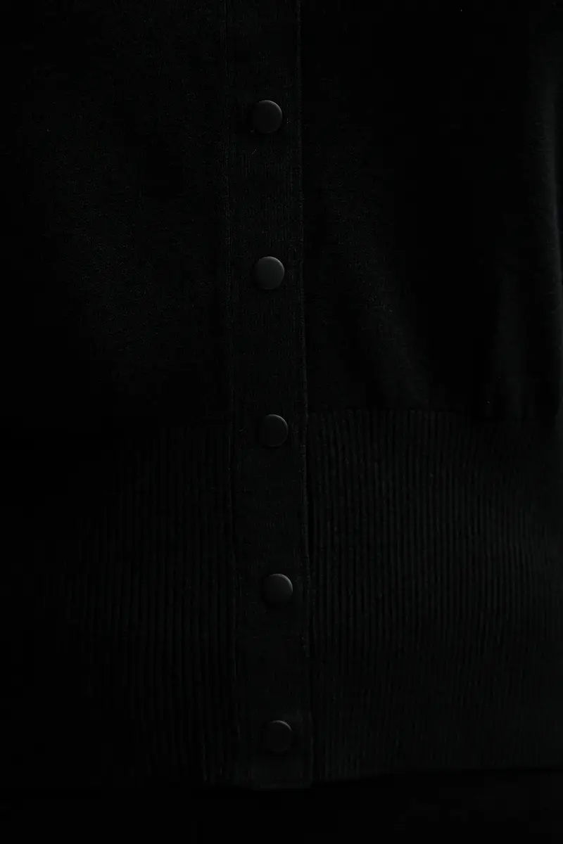 Calvin Klein Cardigan Donna Nero 3649378 miniatura 4