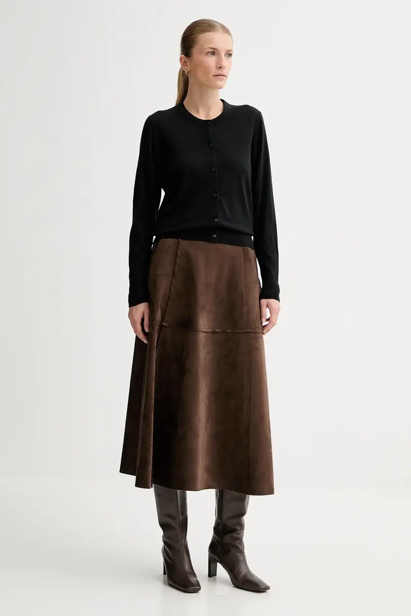 Calvin Klein Cardigan Donna Nero 3778465 miniatura 2