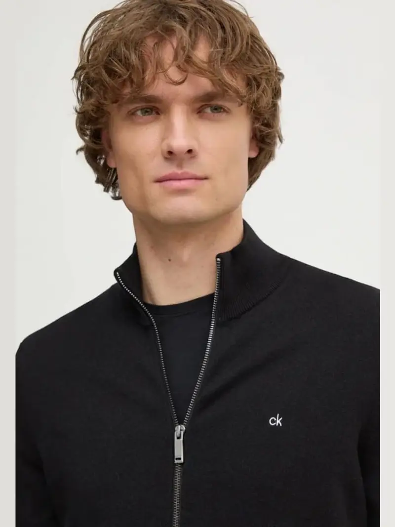 Calvin Klein Cardigan Uomo Nero 2087007 miniatura 2