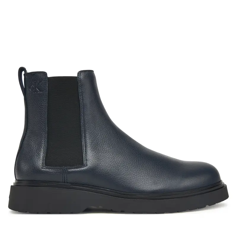 Chelsea Calvin Klein Combat Ess Chelsea Boot Lth YM0YM01374 Blu scuro