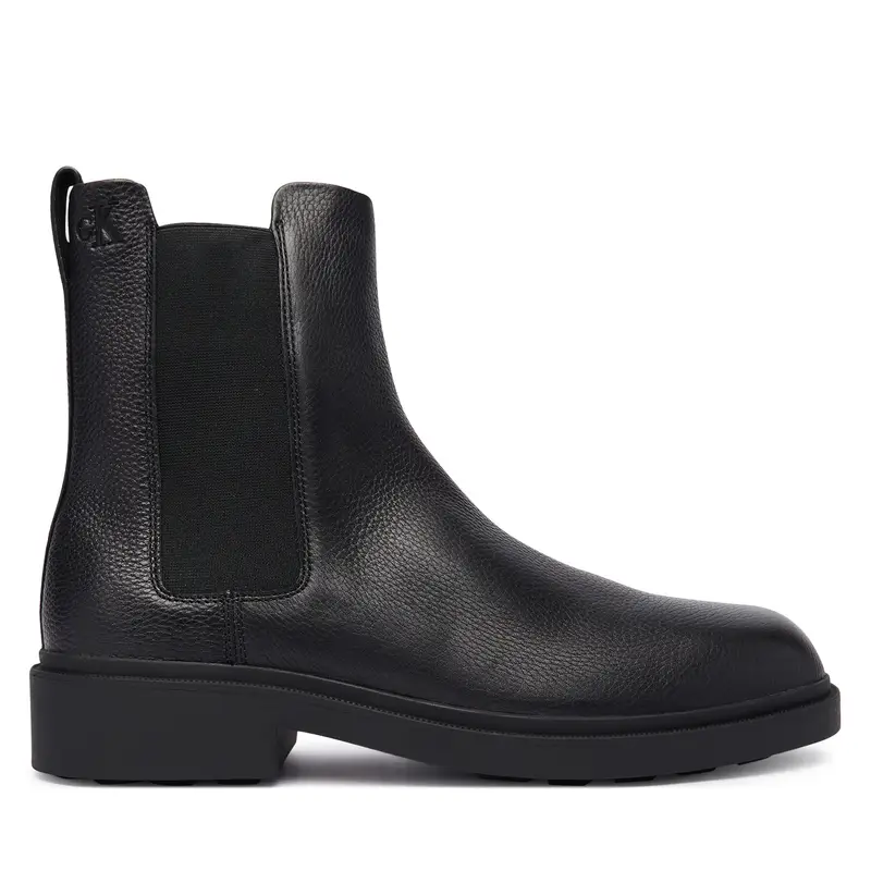 Chelsea Calvin Klein Dress Lug Chelsea Boot Lth YM0YM01389 Nero