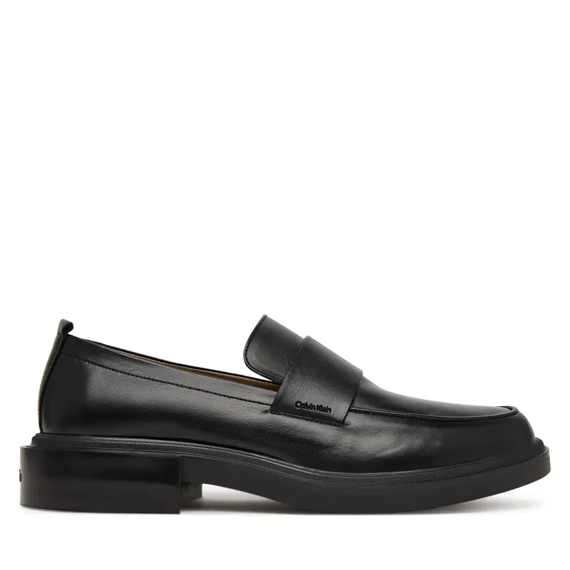 Chunky loafers Calvin Klein Cupped Band Loafer Lth HM0HM02065 Nero