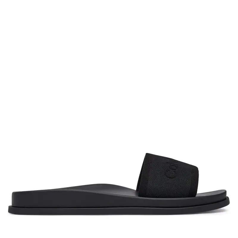 Ciabatte Calvin Klein City Sandal Mule Webbing HW0HW02887 Nero