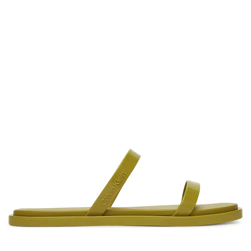 Ciabatte Calvin Klein Double Bar Slide - Jelly HW0HW02417 Verde