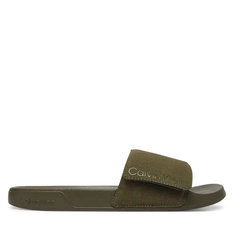 Ciabatte Calvin Klein Ess Slide Adj Monobrand Cv HM0HM02115 Verde