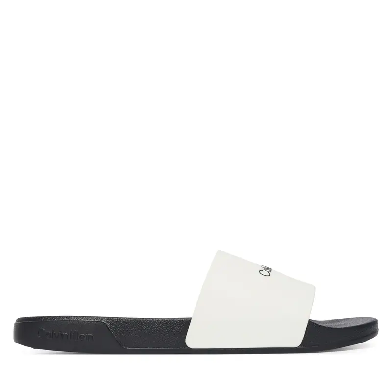 Ciabatte Calvin Klein Ess Slide Monobrand Cv HM0HM02107 Bianco