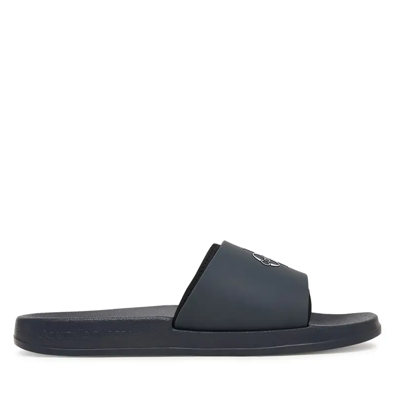 Ciabatte Calvin Klein Ess Slide Rubber Neoprene HM0HM02229 Blu scuro