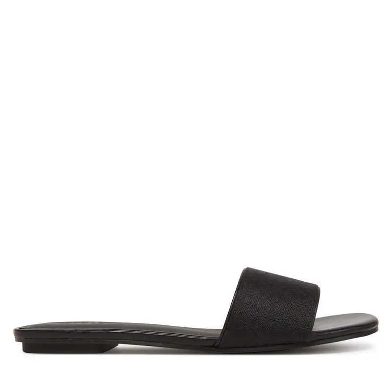 Ciabatte Calvin Klein Flat Slide Jacq HW0HW02389 Nero