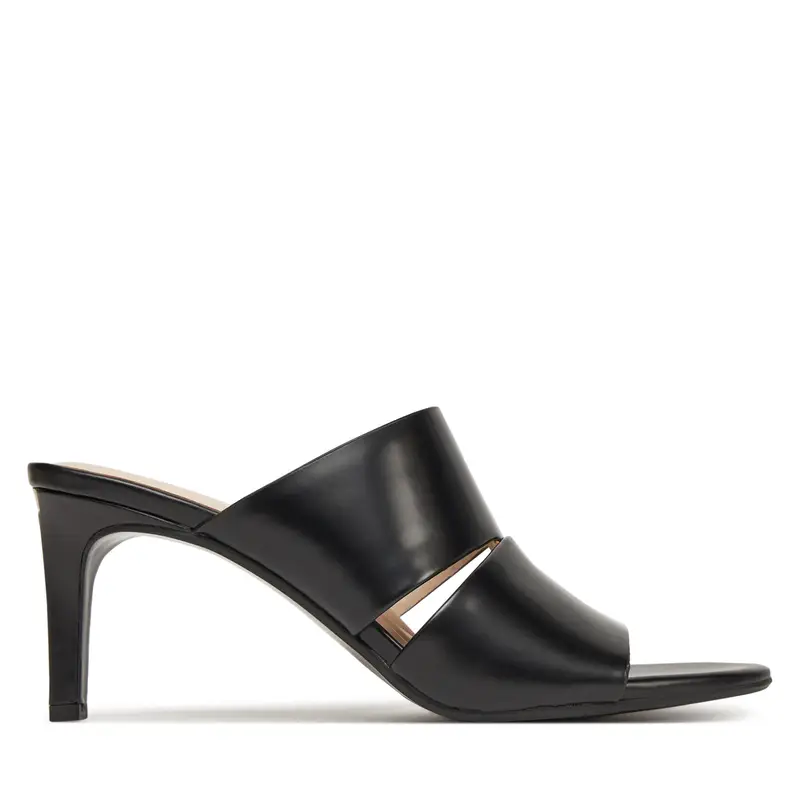 Ciabatte Calvin Klein Heel Mule 70 - Lth 2 Straps HW0HW02460 Nero