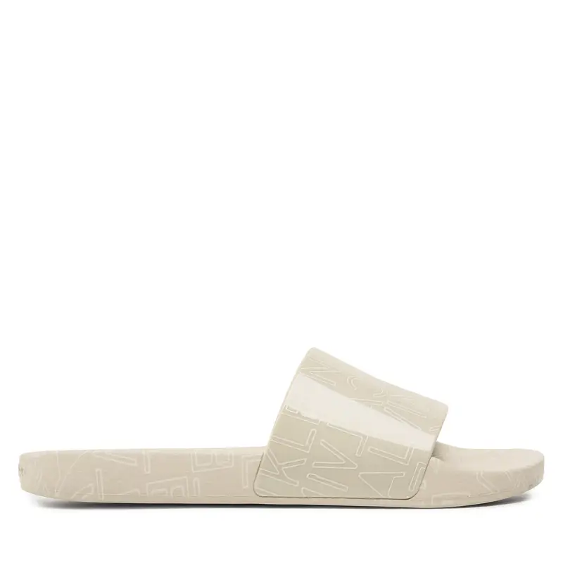 Ciabatte Calvin Klein Pool Slide Rubber HM0HM01062 Beige