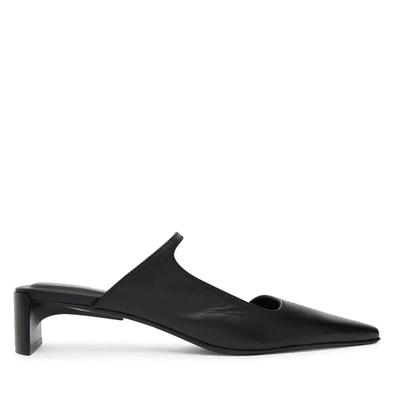 Ciabatte Calvin Klein Set Back Heel Pump Lth HW0HW02801 Nero