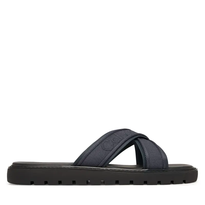 Ciabatte Calvin Klein Sq Molded Sandal Xcross Wb HM0HM02101 Blu scuro