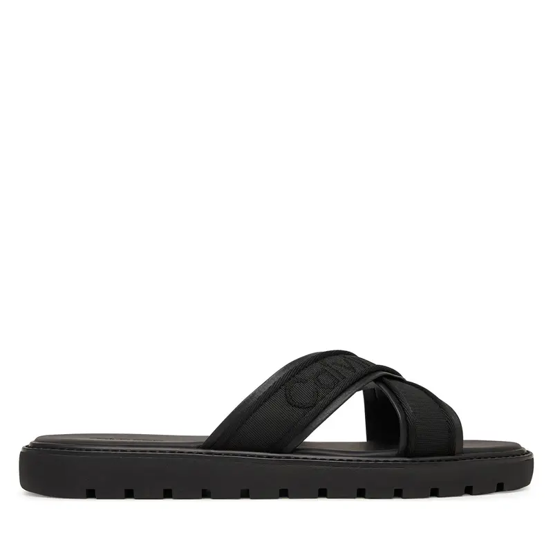 Ciabatte Calvin Klein Sq Molded Sandal Xcross Wb HM0HM02101 Nero