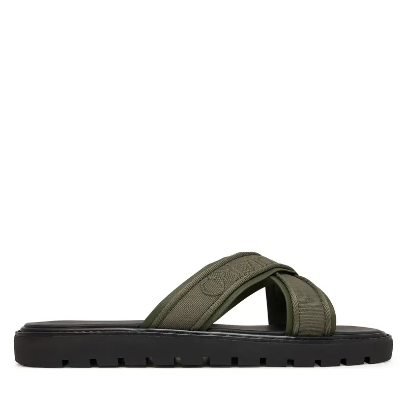 Ciabatte Calvin Klein Sq Molded Sandal Xcross Wb HM0HM02101 Verde