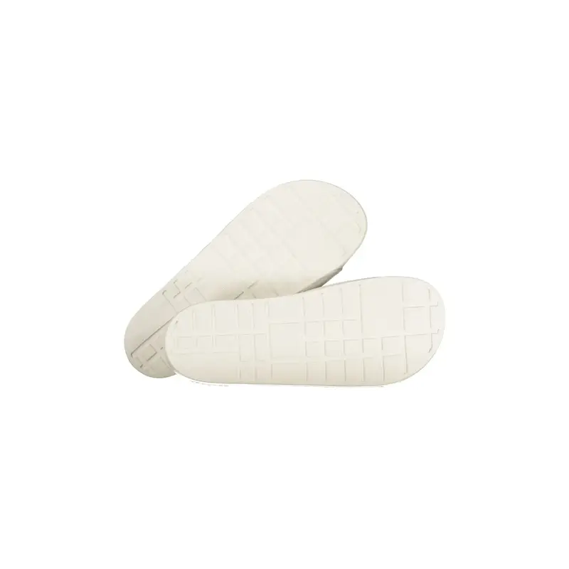 Ciabatte Uomo Bianche Ricamo Logo Bianco miniatura 2