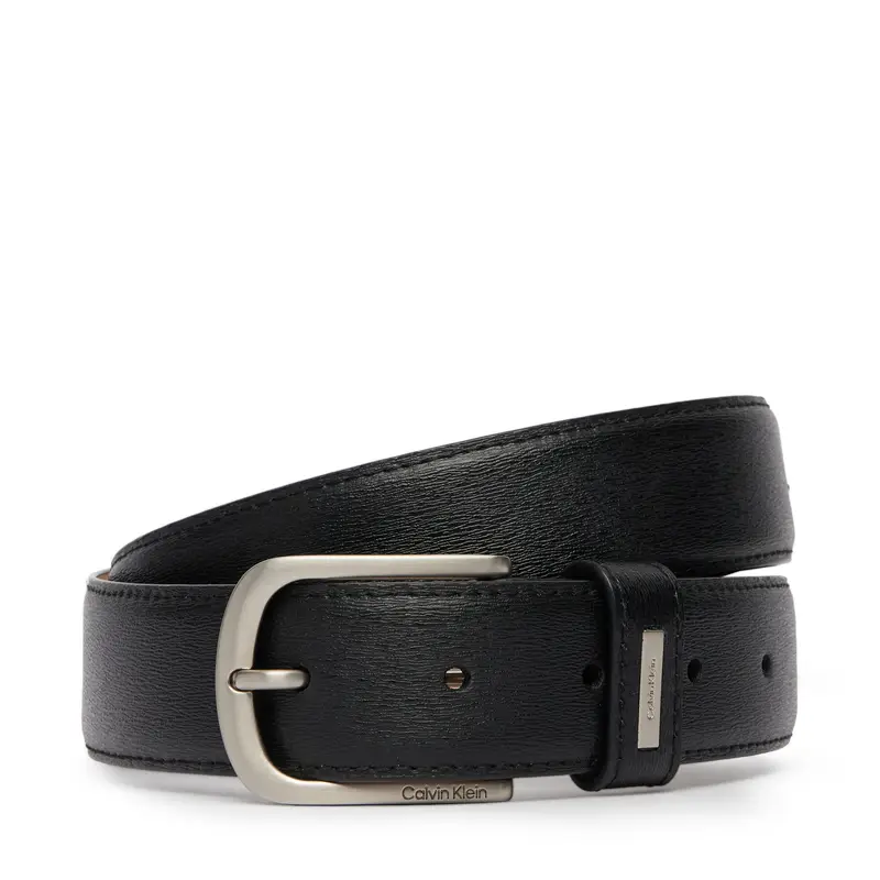 Cintura Calvin Klein Casual Pin Buckle 32Mm Fixed LV04D7072G Nero