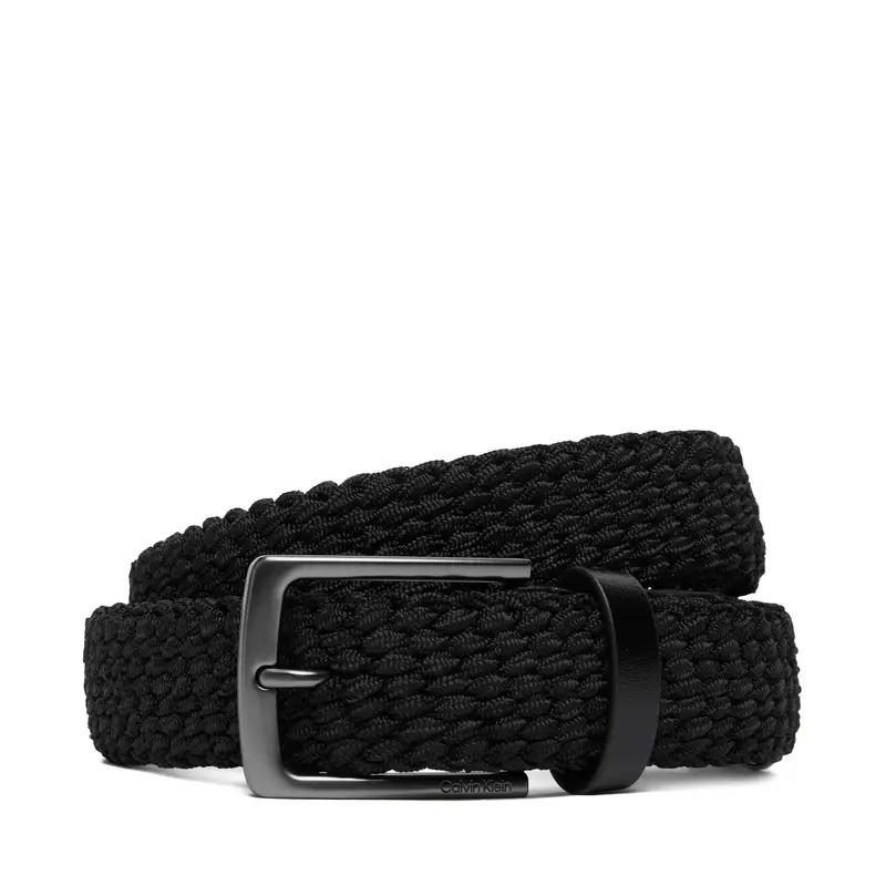 Cintura Calvin Klein Casual Pin Buckle 35Mm Fixed - LV04D7088G Nero