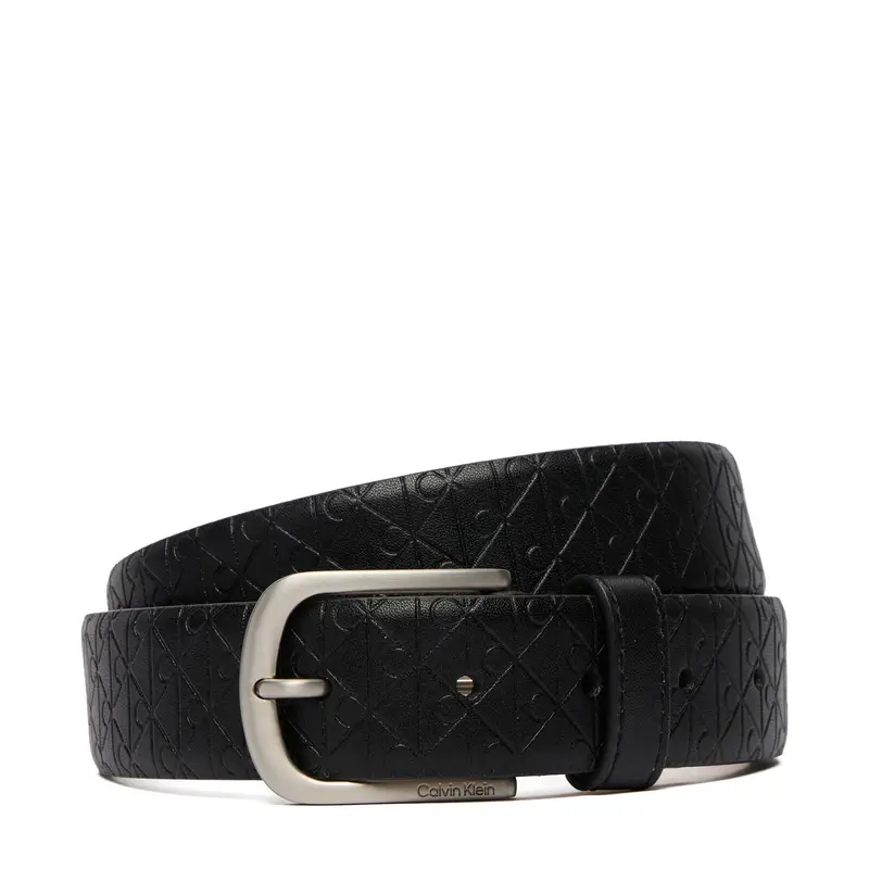 Cintura Calvin Klein Casual Pin Buckle Aop 32Mm Fixed LV04D7074G Nero