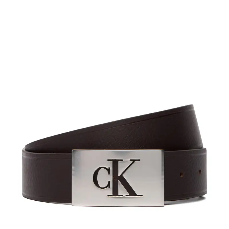Cintura Calvin Klein Ssnl Mono Plaque 35Mm Fixed LV04D7086G Marrone
