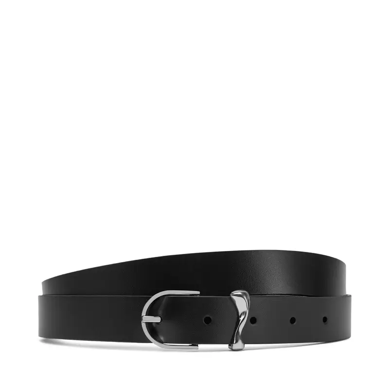 Cintura da donna Calvin Klein Ck Must Organic Loop Belt 25mm K60K613234 Nero