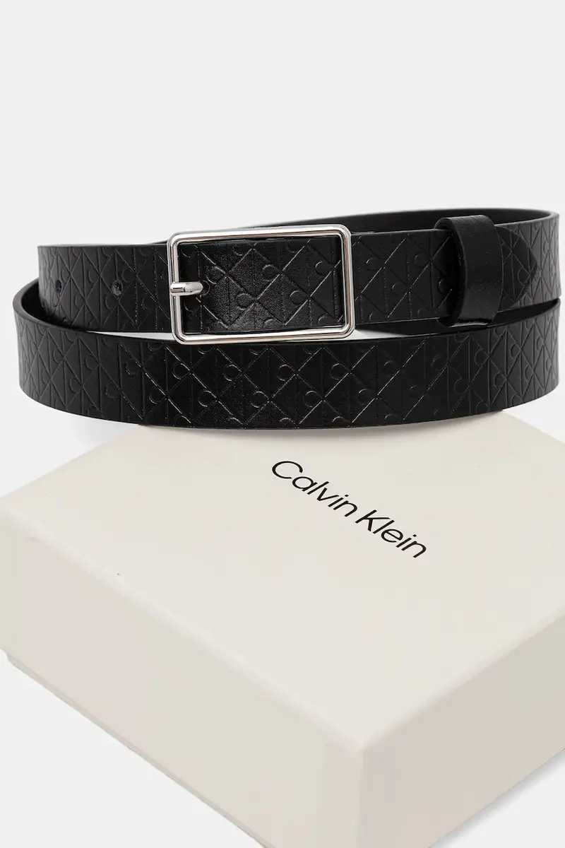 cintura in pelle donna colore beige LV04F7049G Nero miniatura 3