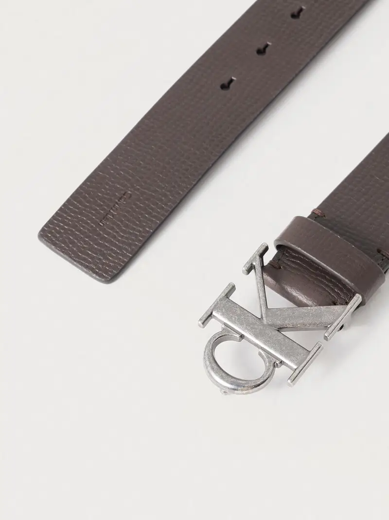 Cintura marrone scuro miniatura 2