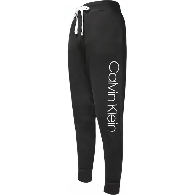Ck Logo con Lettera Stampato Coulisse Polsini Joggers in Maglia Set 2 Pezzi Donna pantaloni QP2074S-030 M miniatura 5