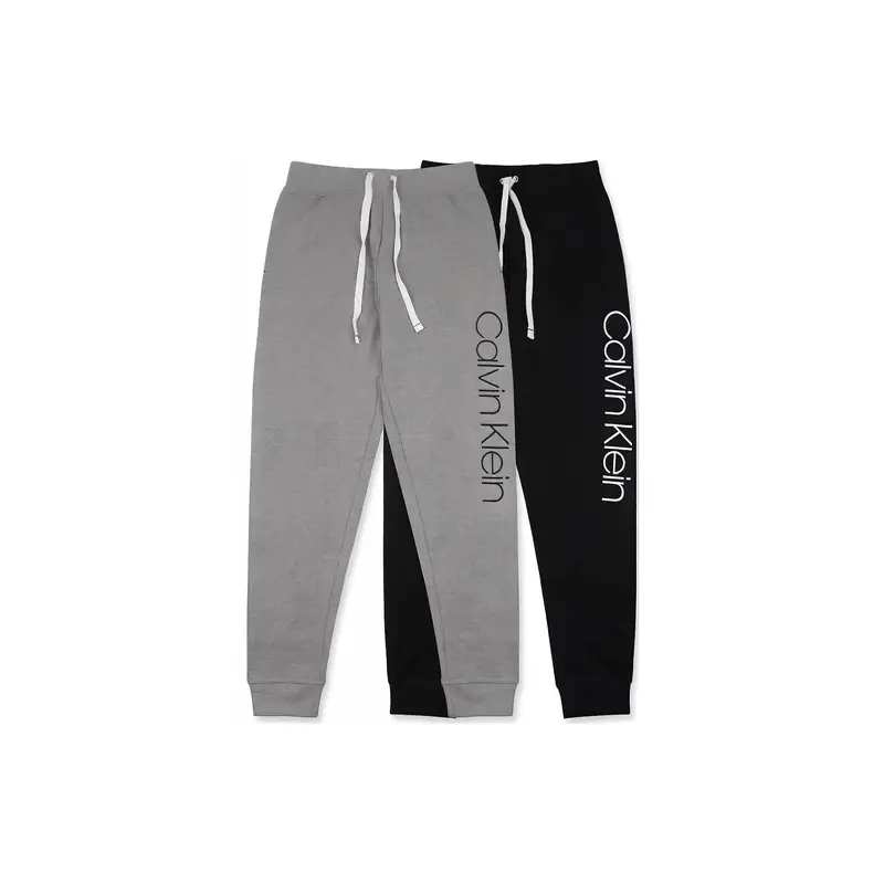 Ck Logo con Lettera Stampato Coulisse Polsini Joggers in Maglia Set 2 Pezzi Donna pantaloni QP2074S-030 M