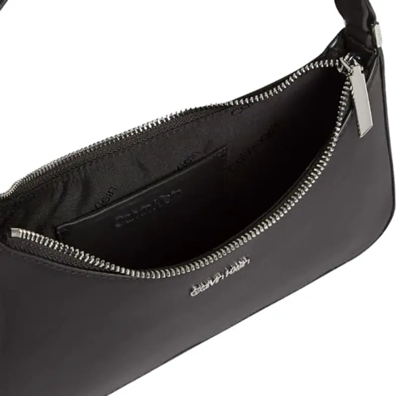 Calvin Klein CK Must Small Shoulder Bag Lv04F3096G, Crossover Donna, Black (Black), OS miniatura 3