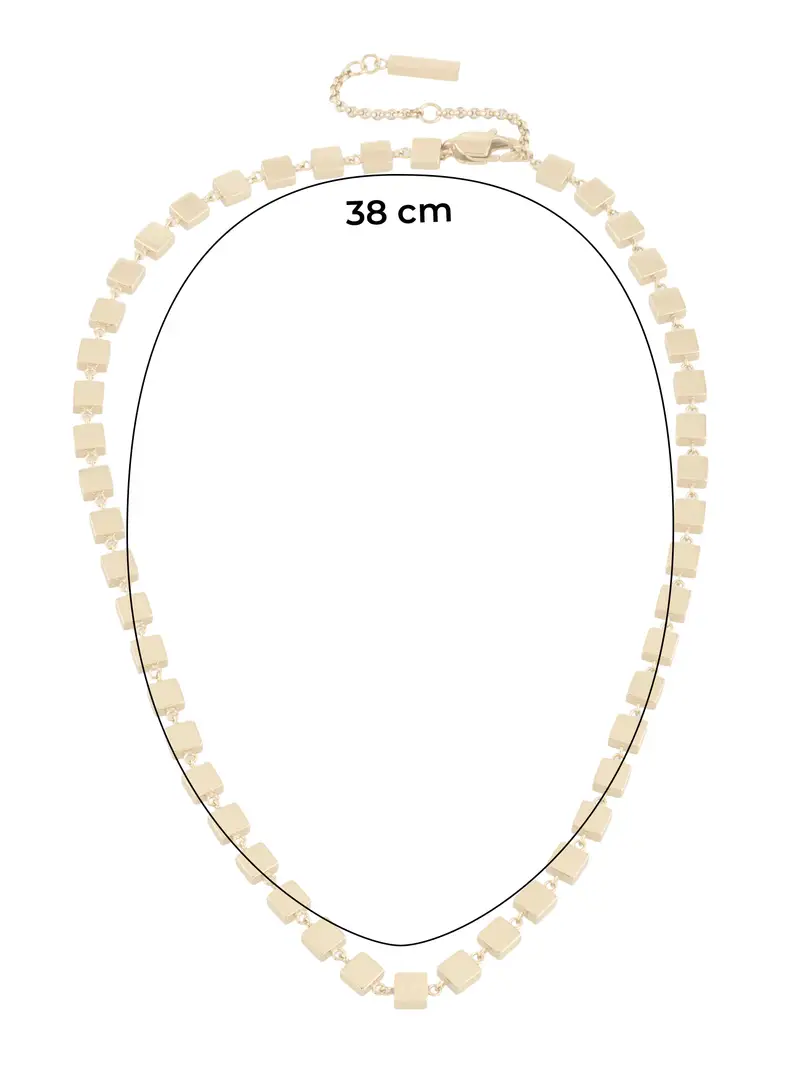 Collana Geometric oro miniatura 2