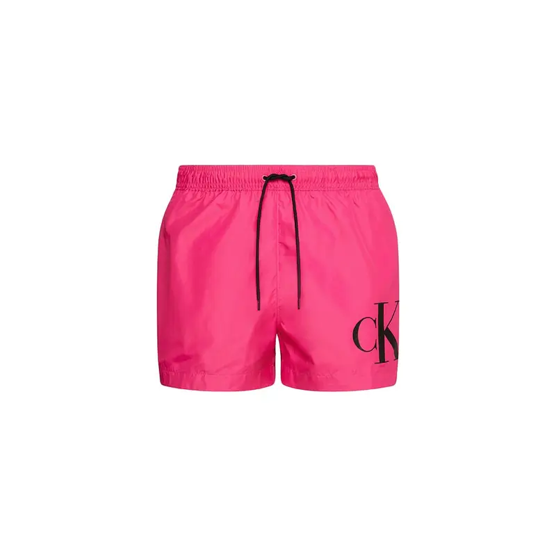 Costume Boxer Corto Big Logo Fucsia Uomo XL