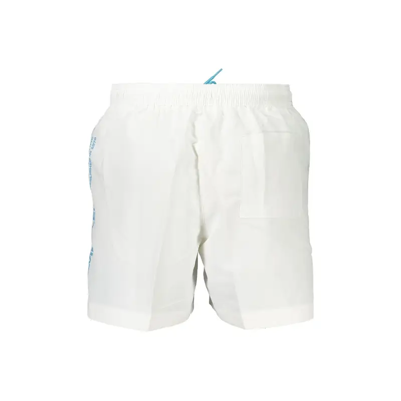 Costume da Mare Uomo Bianco Stampa Logo miniatura 2