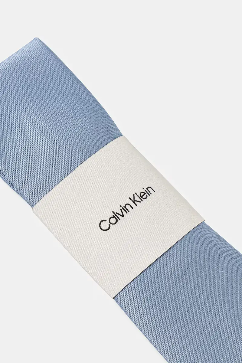 cravatta con aggiunta di seta Blu miniatura 3